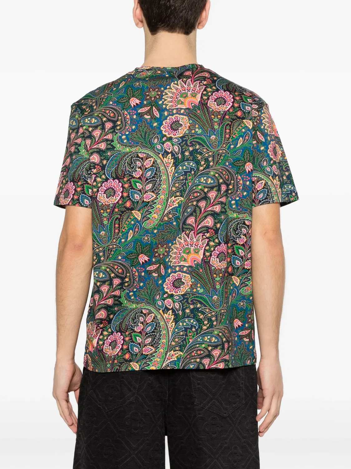 Футболка с узором «пейсли» ETRO, зеленый — фото 2