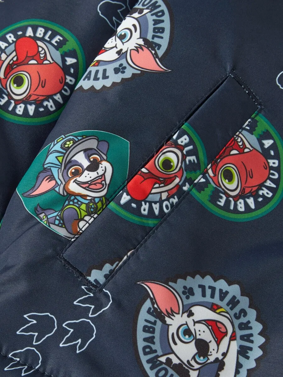 Куртка NAME IT Between-Season Jacket 'NMMMax Paw Patrol' темно-синего цвета — фото 4