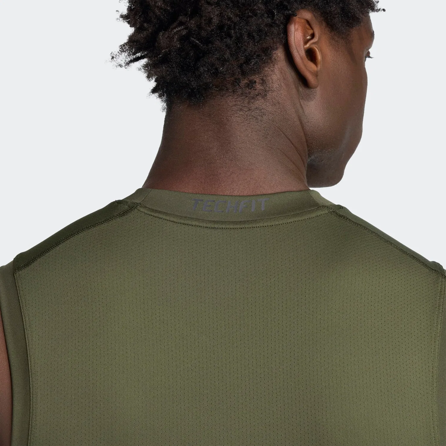 Мужской спортивный танк-топ с круглым вырезом Adidas Performance, Night Cargo — фото 4