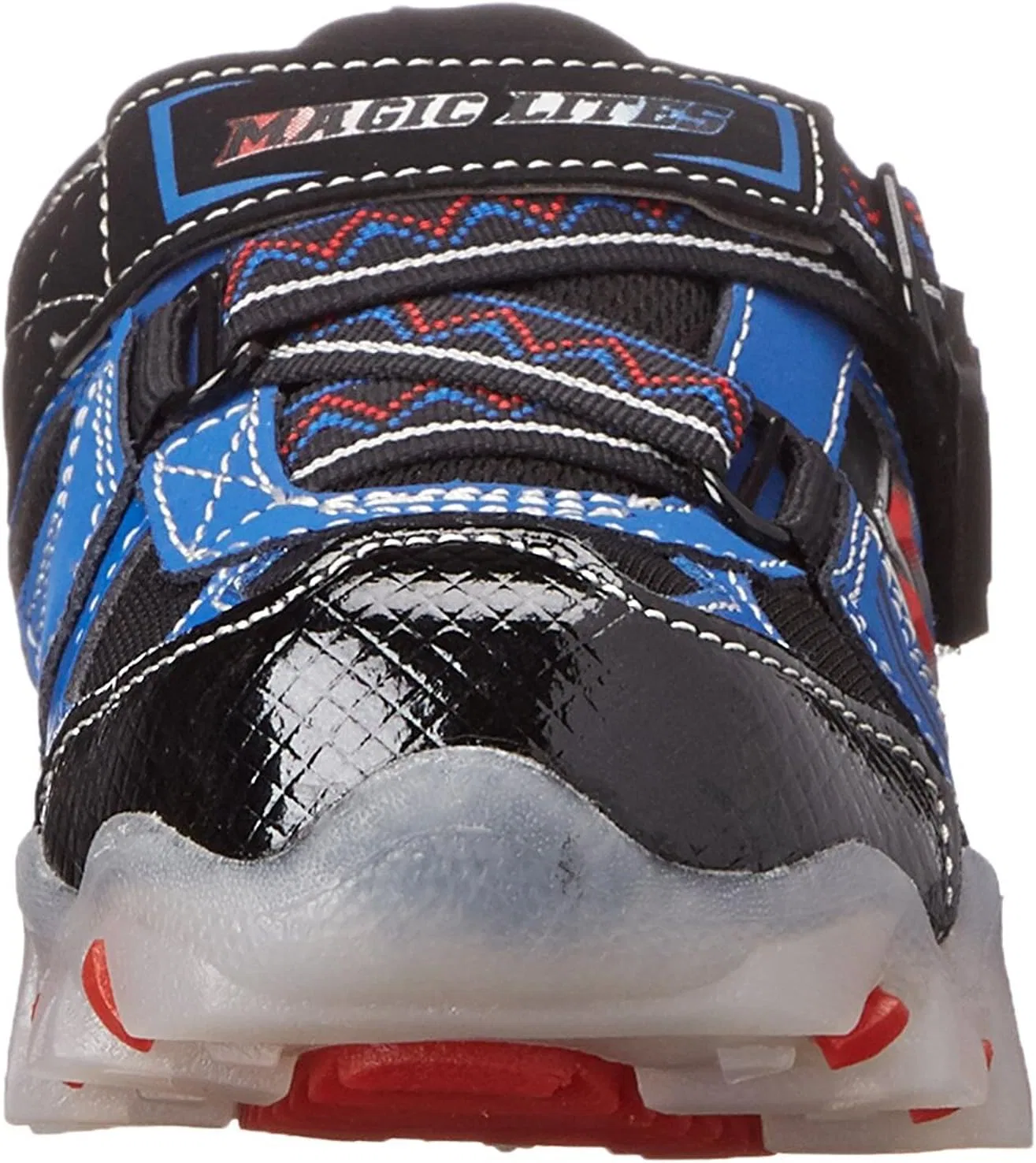 Детские кроссовки для мальчиков со светодиодной подсветкой Street Lightz-Switches Skechers, Charcoal/Blue — фото 2