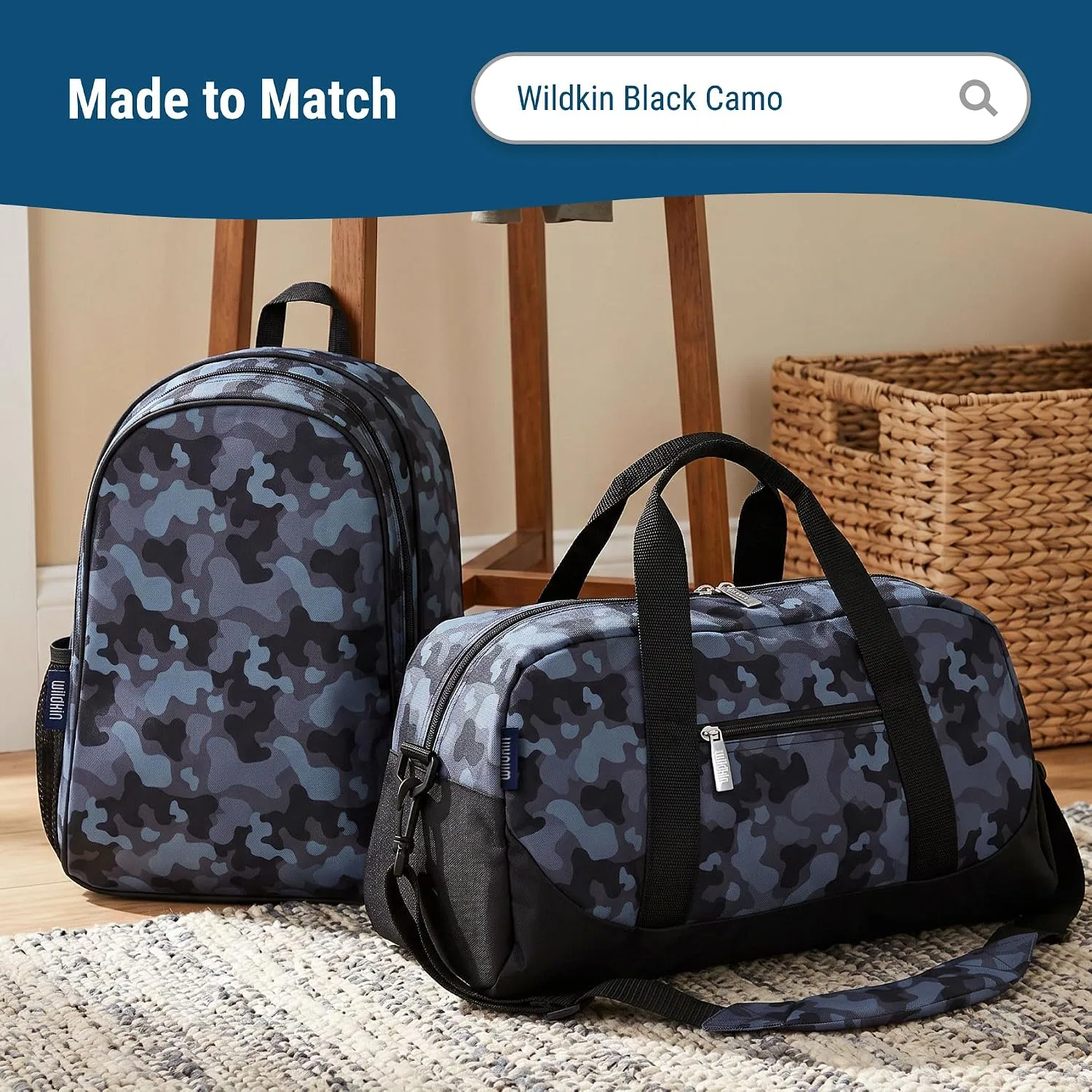 Детские резиновые сапоги для мальчиков Wildkin, Black Camo — фото 3
