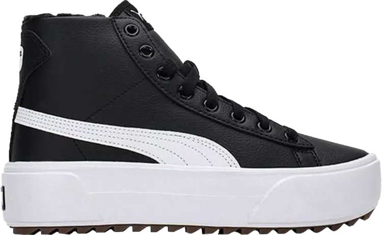 

Кроссовки Puma Wmns Kaia Mid Fur - Black, черный