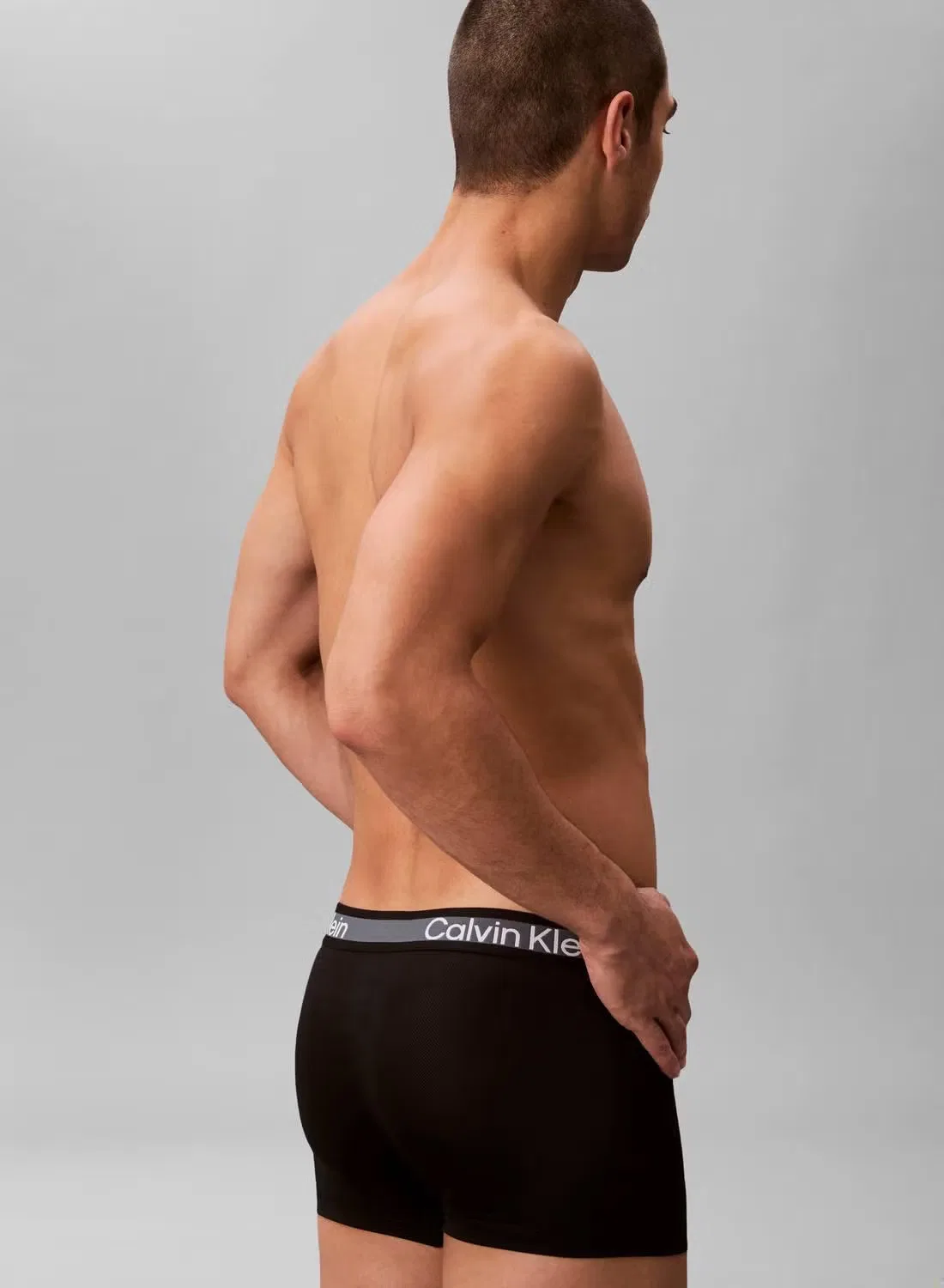 Трусы-боксеры из дышащей сетки Icon Active Mesh Calvin Klein, черный — фото 3