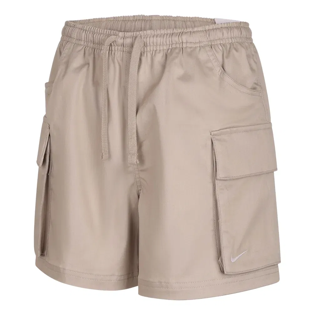 Женские шорты Sportswear Loose Mid-Waist Woven Cargo Shorts 'Cream White' Nike, Cream/White