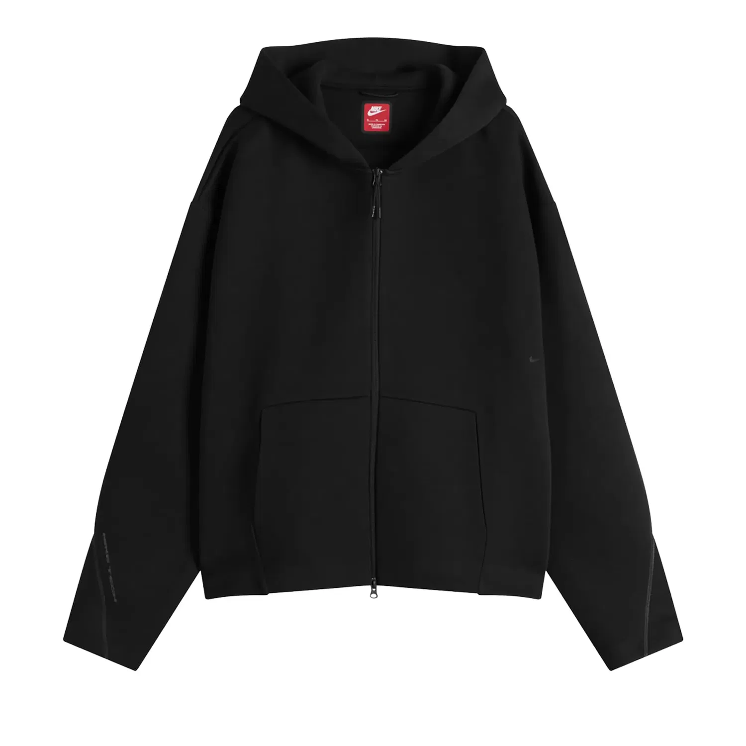 Худи на молнии с капюшоном Tech Fleece Nike, Black