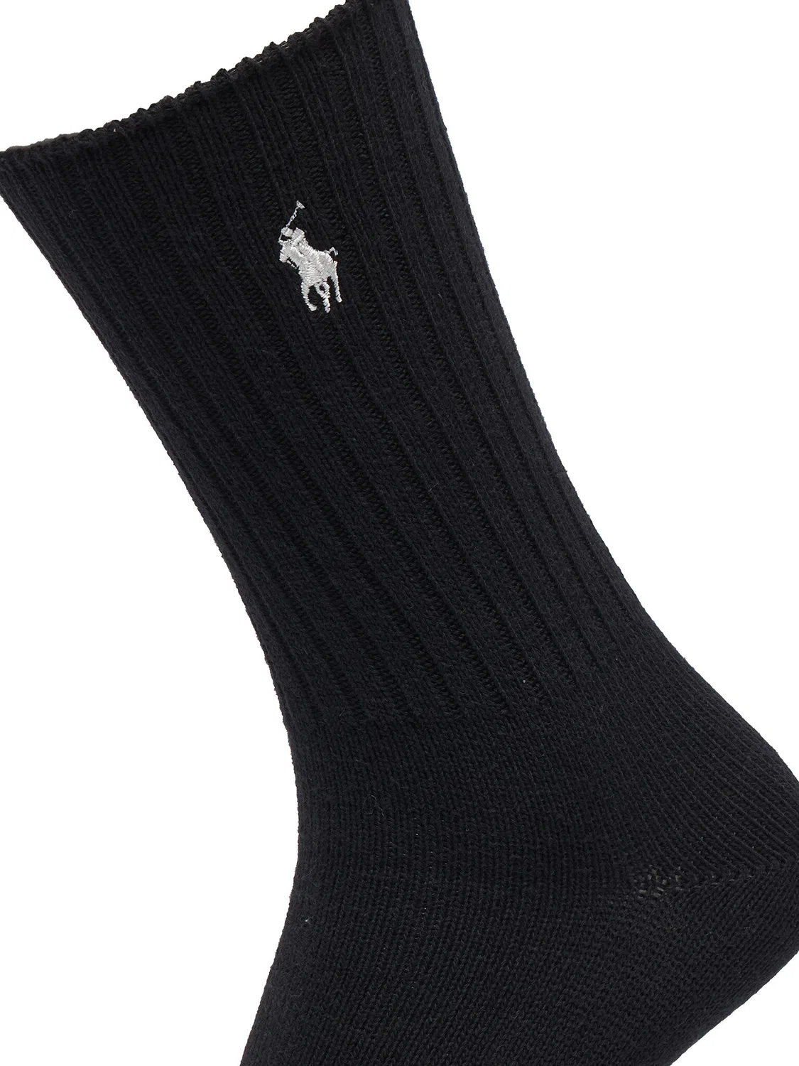 Женские длинные носки Polo Ralph Lauren, черный — фото 3