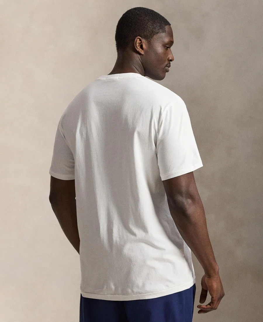 Футболка с длинным рукавом классического кроя Polo Ralph Lauren, White — фото 4