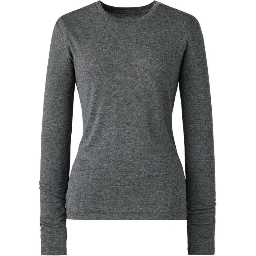 Женская футболка с круглым вырезом Asphalt Gray UNIQLO, Asphalt Gray