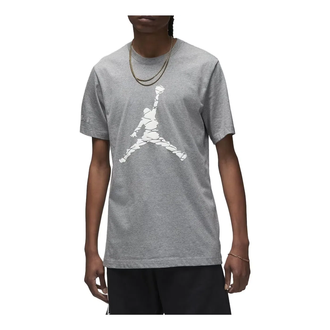 Футболка с коротким рукавом Carbon Heather Jordan, серая