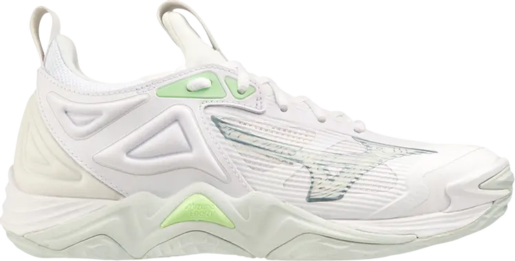Кроссовки Wmns Wave Momentum 3 'Snow White Limeade', белый