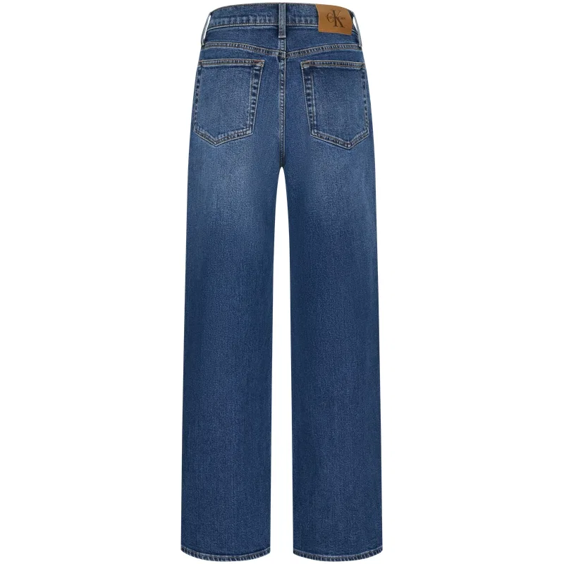 Джинсы широкие Calvin Klein, Denim Blue — фото 3
