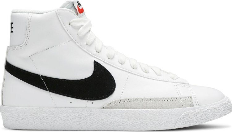 

Кроссовки Nike Blazer Mid GS 'White Black', белый