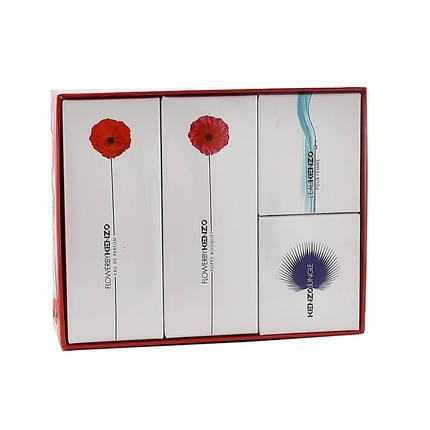 Kenzo Flower EDP 4 мл + Flower by Poppy Bouquet EDP 4 мл + Jungle EDP 5 мл + L'Eau Pour Femme EDT 5 мл (18 мл) — фото 2
