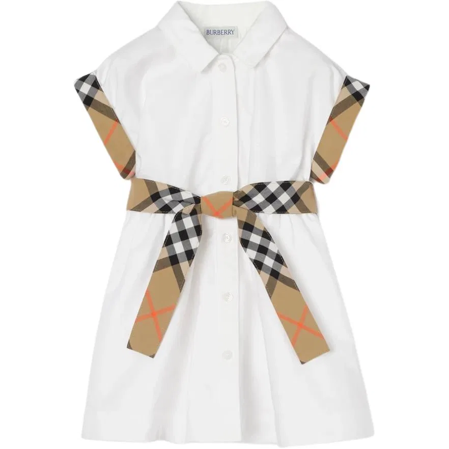 Платье для малышей Burberry, White