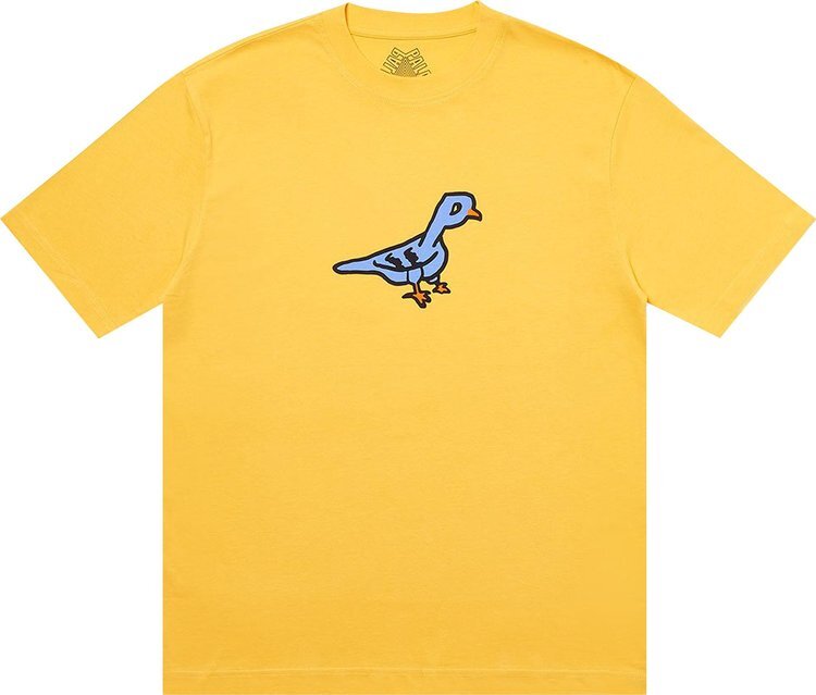 

Футболка Palace Pigeon Hole T-Shirt 'Yellow', желтый