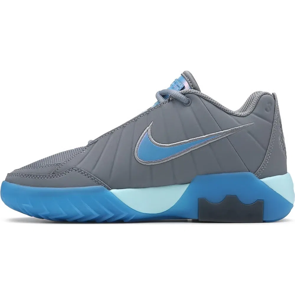 Детские баскетбольные кроссовки Lebron Witness VII Nike, Grey/Blue — фото 3