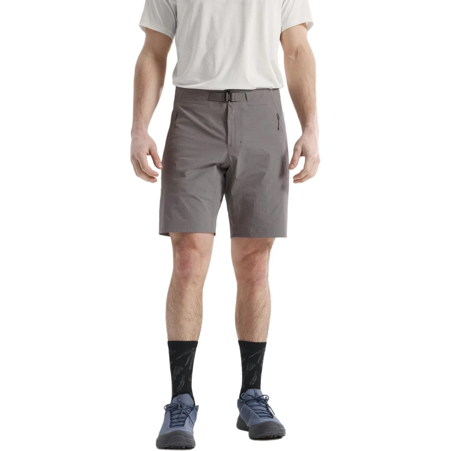 Мужские спортивные шорты с принтом Gamma SL, Arcteryx, Stone Gray Green/Habitat — фото 4