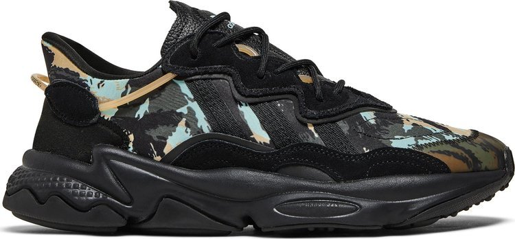 

Кроссовки Adidas Ozweego 'Black Camo', черный