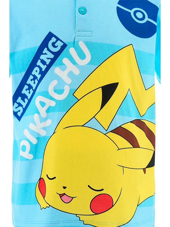Пижама с принтом Pokemon, голубой — фото 3