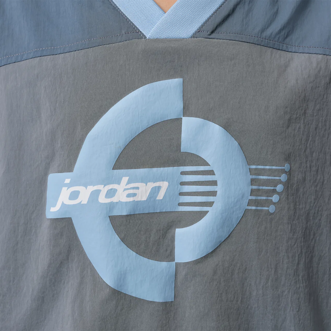Женская футболка с длинным рукавом Brooklyn Woven Graphic Jordan, цвет Psychic Blue/White — фото 3