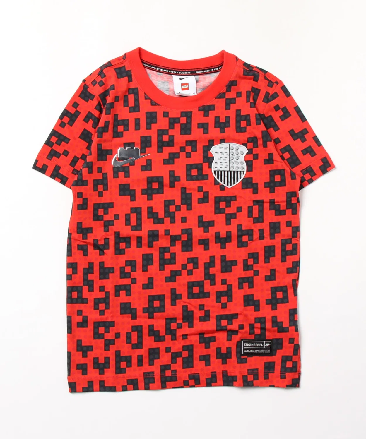 Детская футболка с коротким рукавом NIKE OUCH FA26, Red/Black