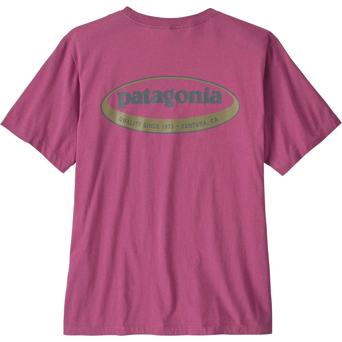 Мужская футболка с принтом '95 Oval Logo T-Shirt Patagonia, New Navy: Kaleido — фото 3