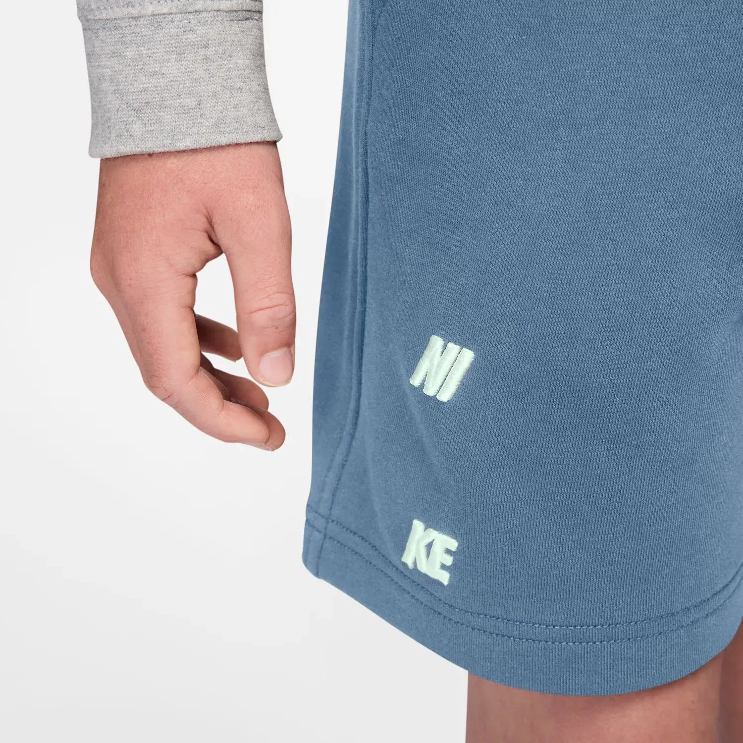 Детские шорты для мальчиков из футера Nike, Azul — фото 4