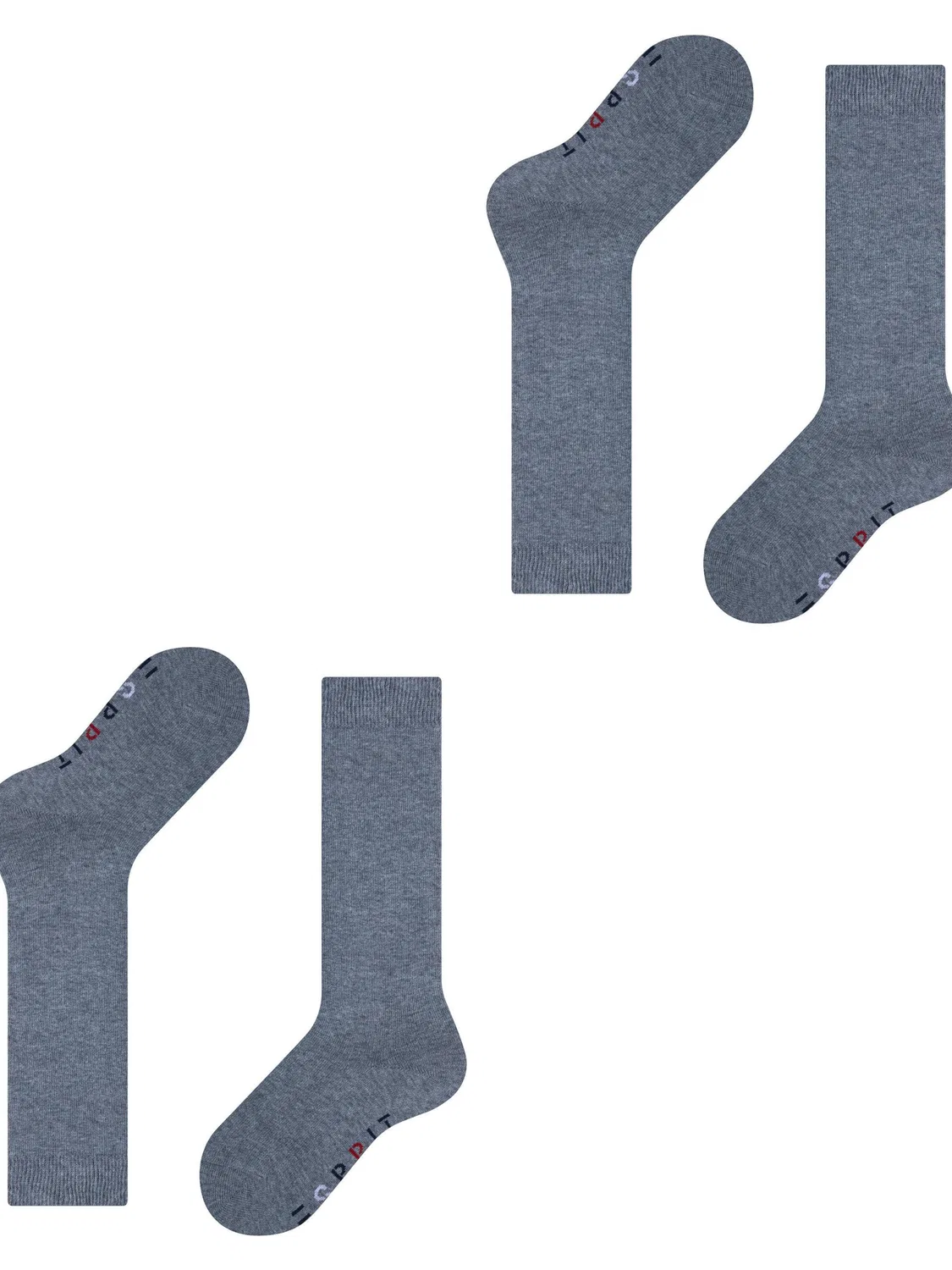 Носки Esprit Foot Logo 2-Pack, серый — фото 2
