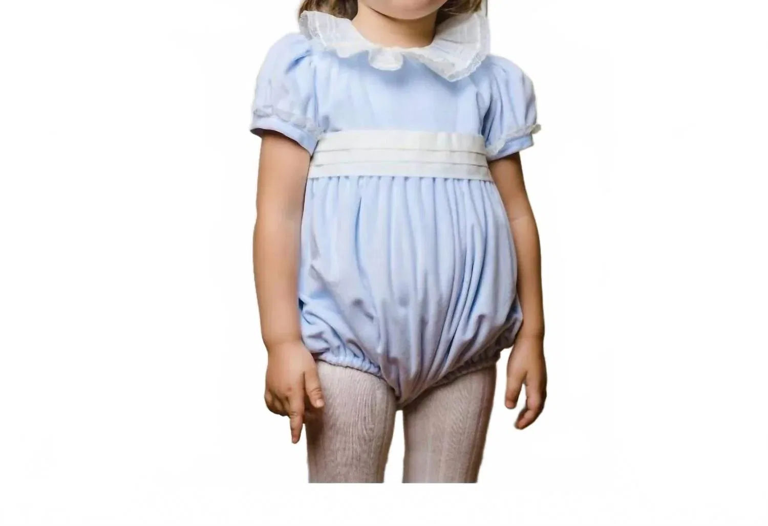 Детский боди-комбинезон из вельвета хлопковый Sal & Pimenta, Light Blue