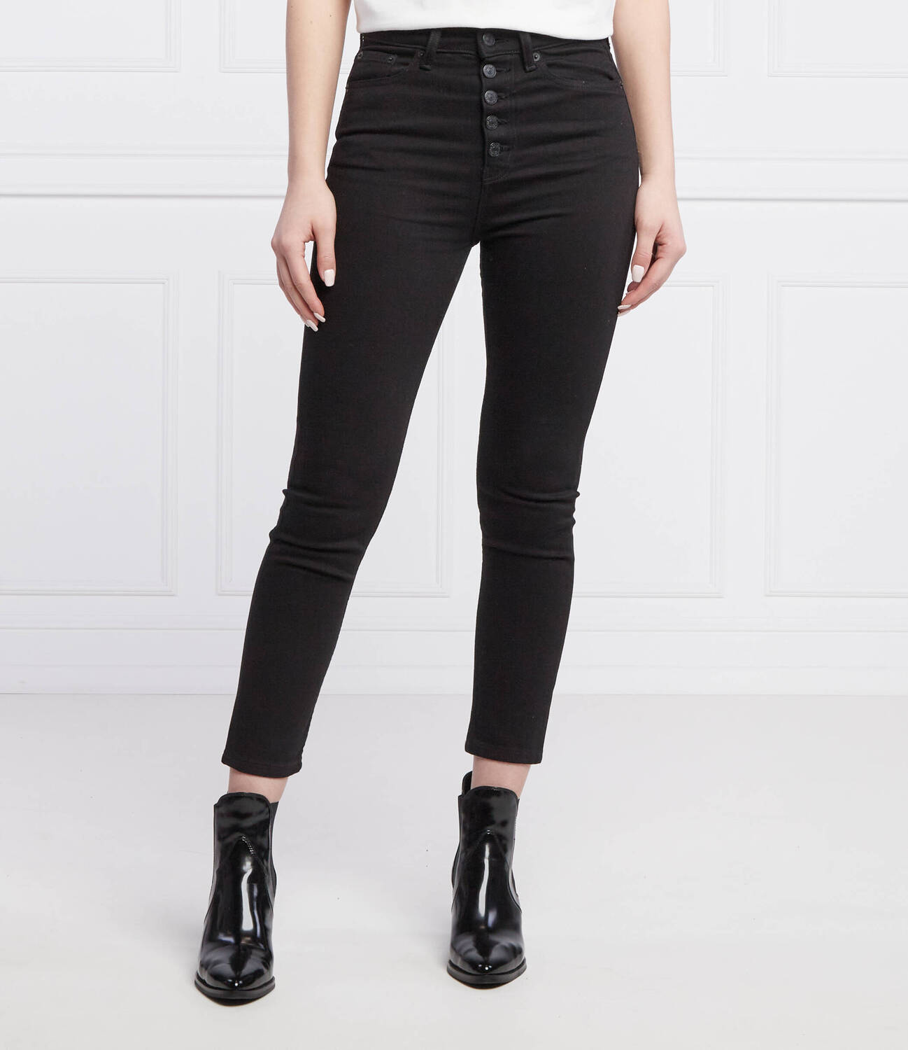 

Джинсы The Kooples jean lizy slim fit, черный