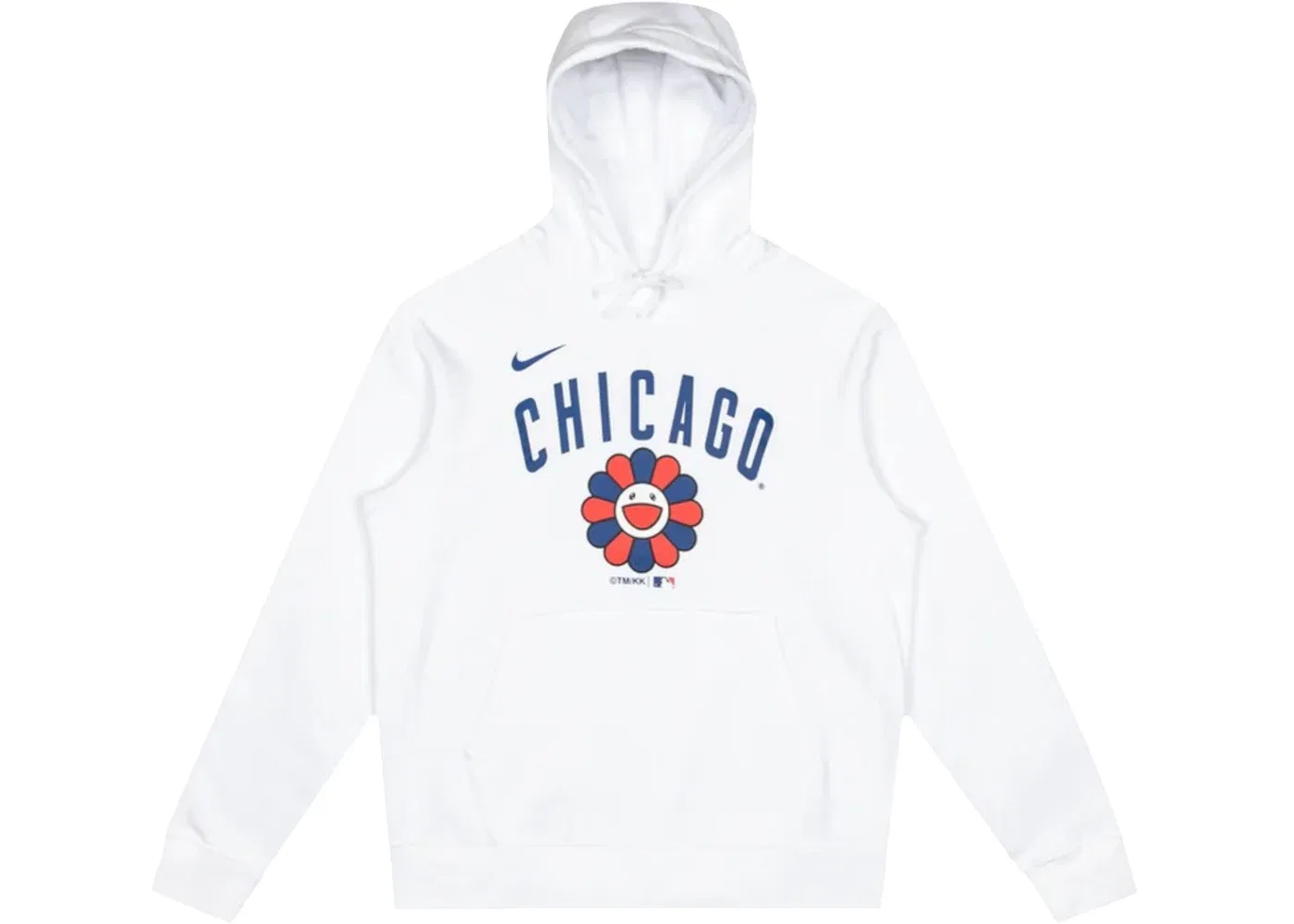 Мужская худи с принтом Nike x Takashi Murakami x MLB World Tour Tokyo Series 2025 Cubs Hoodie, White
