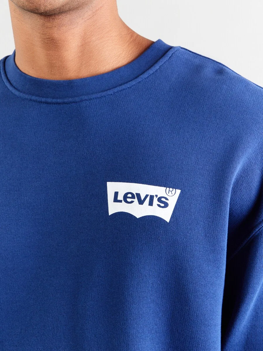 Толстовка LEVI'S синего цвета — фото 3