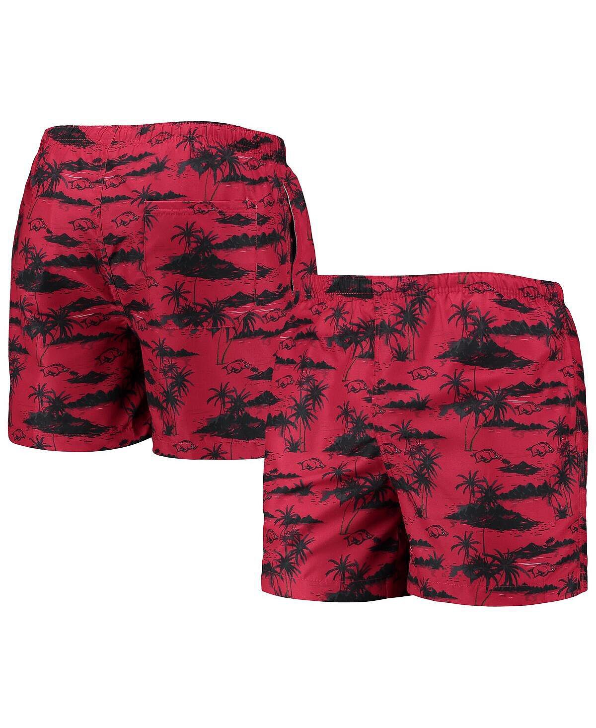 

Мужские плавки cardinal arkansas razorbacks island palm FOCO