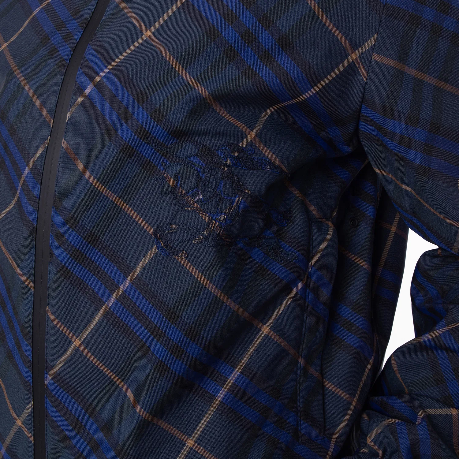 Куртка-парка женская с капюшоном Reversible Check EKD Hooded Jacket Burberry, Midnight Ip Check — фото 2