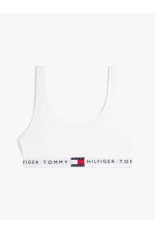 Женская бралетте с принтом Tommy Hilfiger, White — фото 4