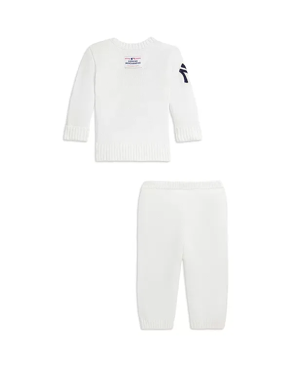 Детский комплект для мальчиков с принтом Yankees Ralph Lauren, белый — фото 2
