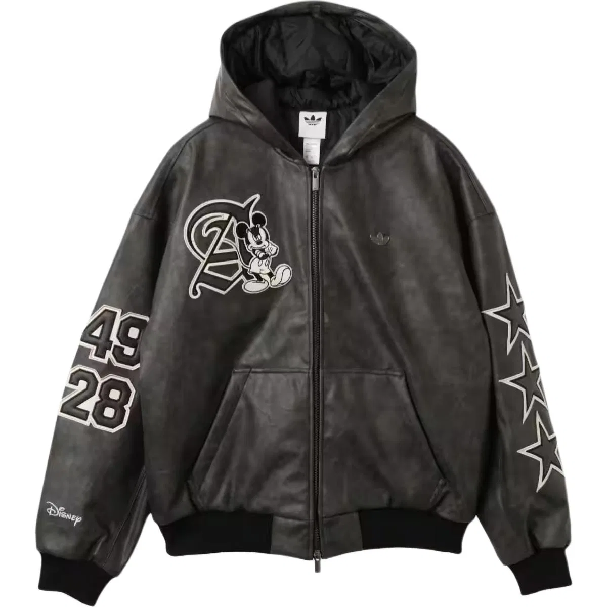 Детская куртка с капюшоном Mickey Mouse Adidas Originals, Black