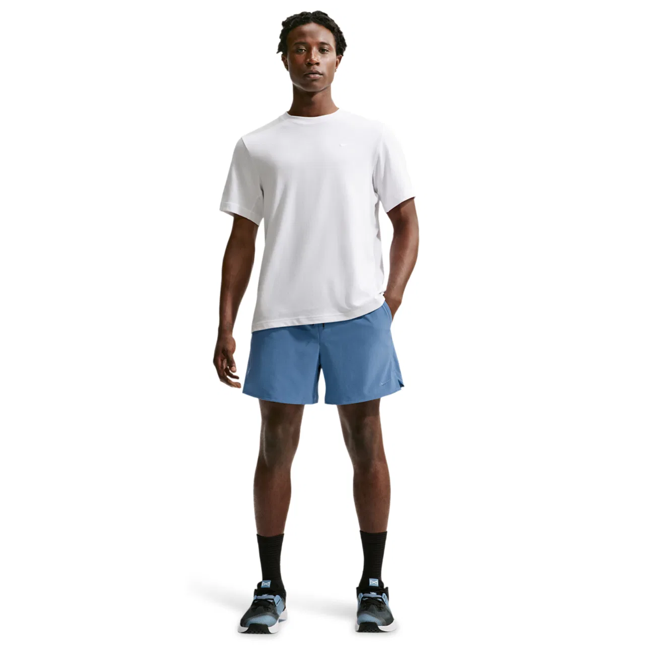 Мужские шорты Unlimited 5 Inch Nike, цвет Indigo Storm/Indigo Storm/Black — фото 3