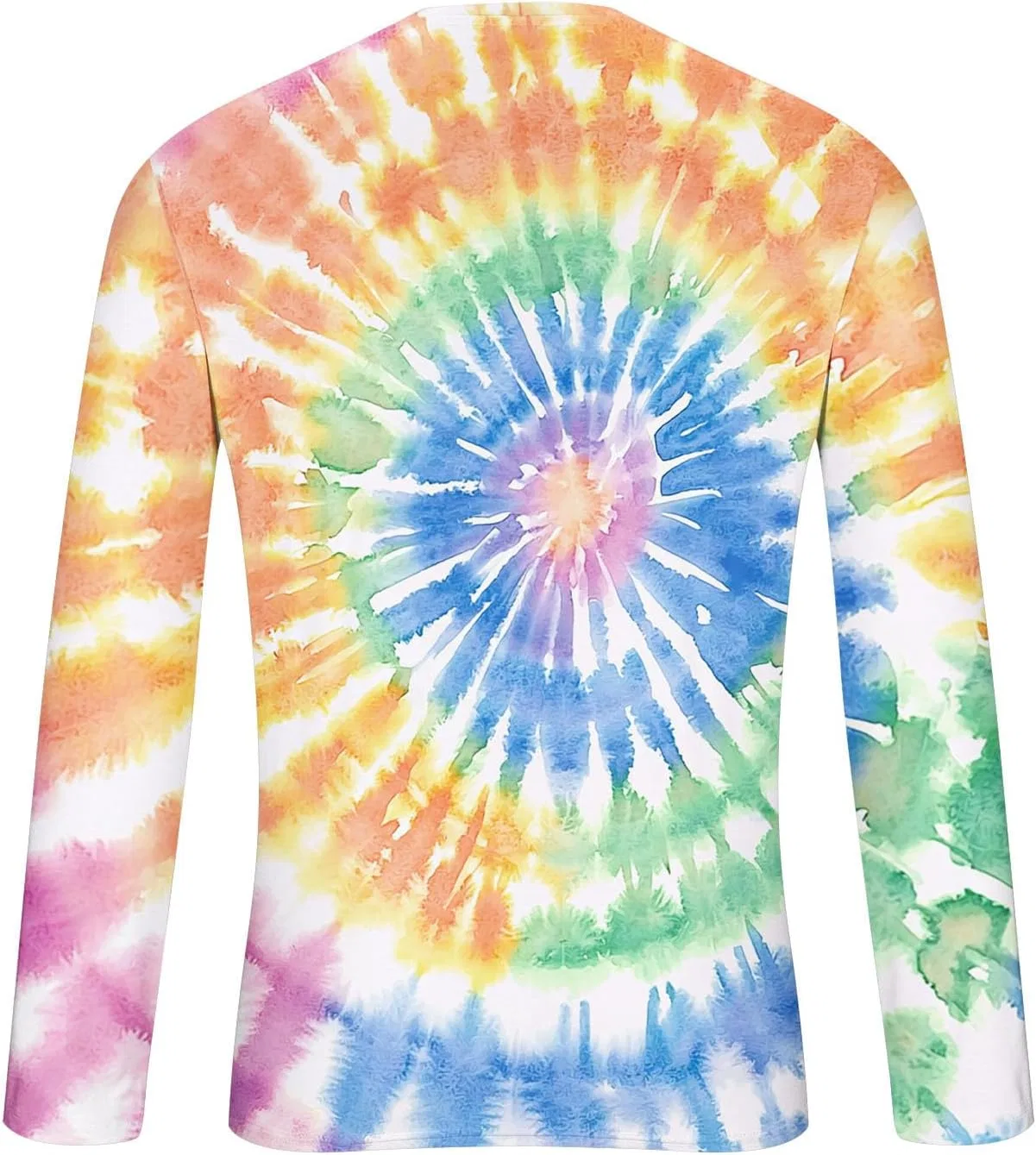 Мужская футболка с градиентным рисунком Tie Dye, 17-multicolor — фото 3