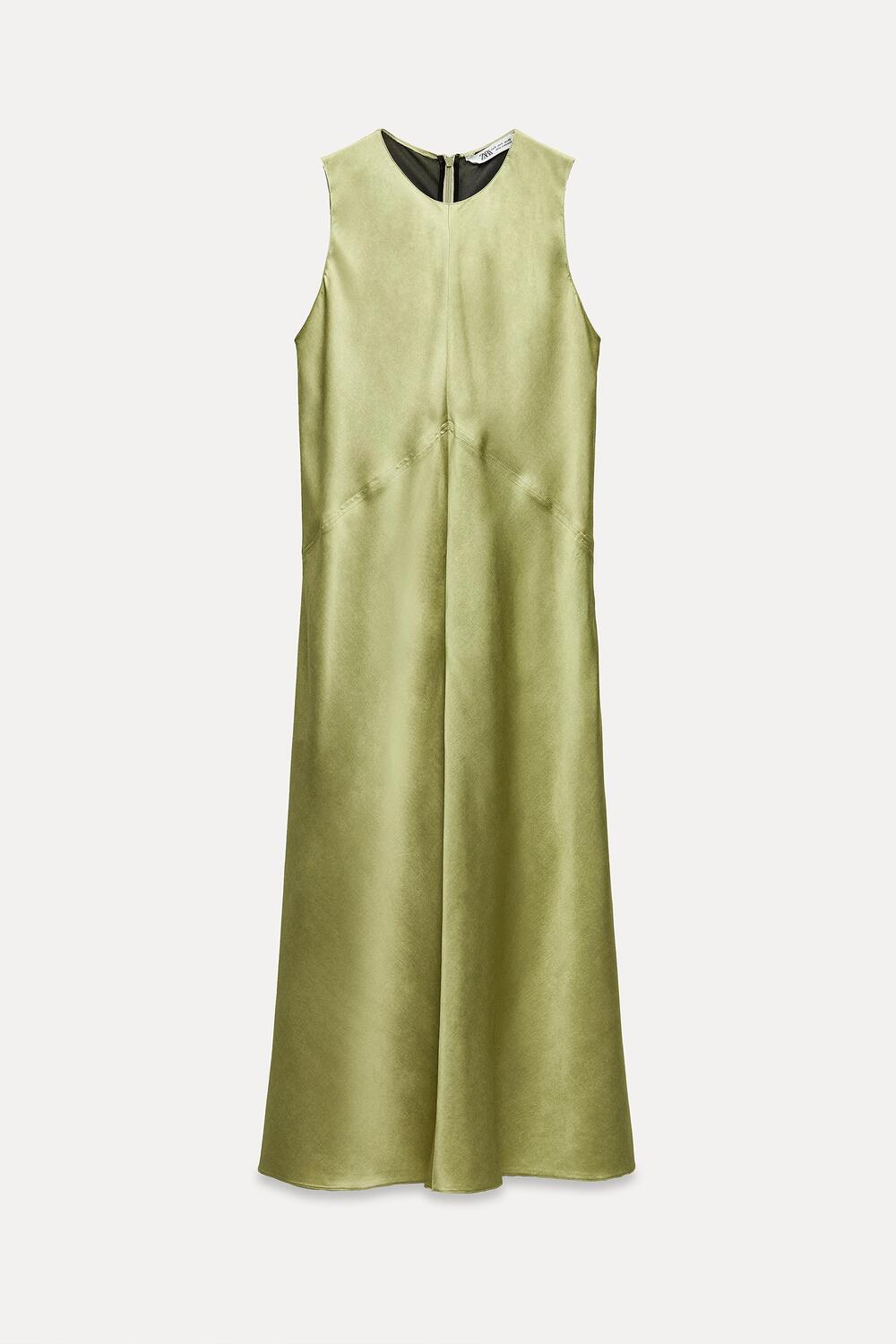 

Платье Zara Zw Collection Sleeveless, зеленый