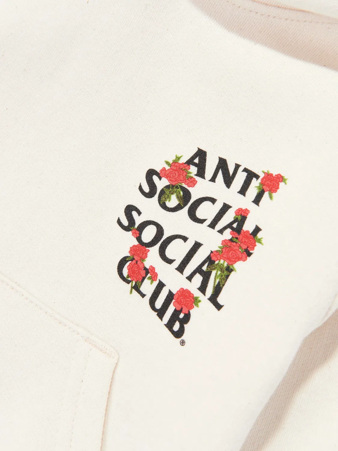 Худи Kkotch с логотипом Anti Social Social Club Kids, нейтральные цвета — фото 4