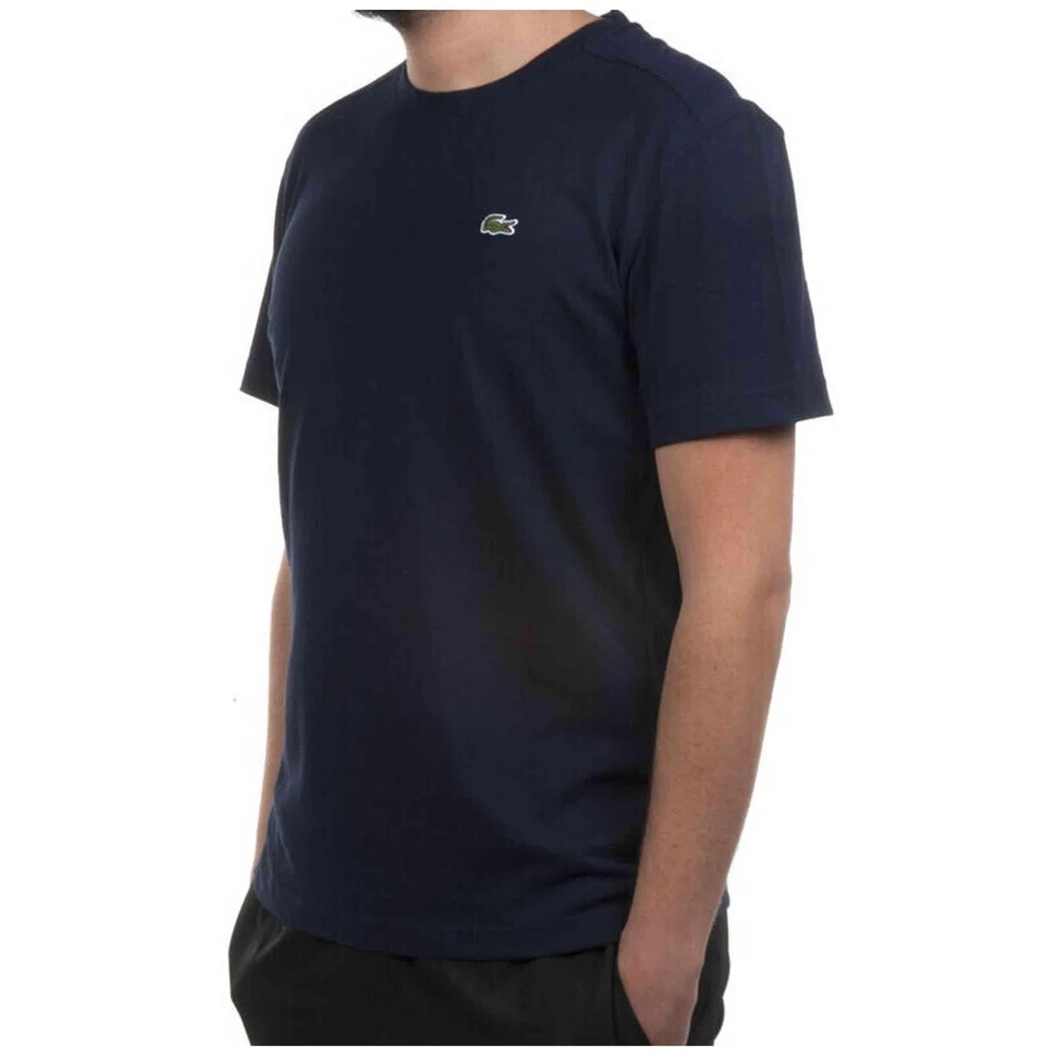 Мужская футболка с круглым вырезом Lacoste, Цвет Grau — фото 3