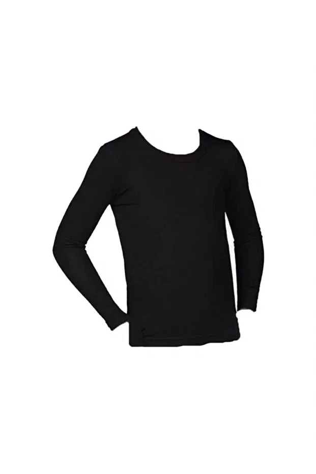 Детское термобелье для мальчиков хлопковое Mother'S lamb thermal top underwear Tutku, Black