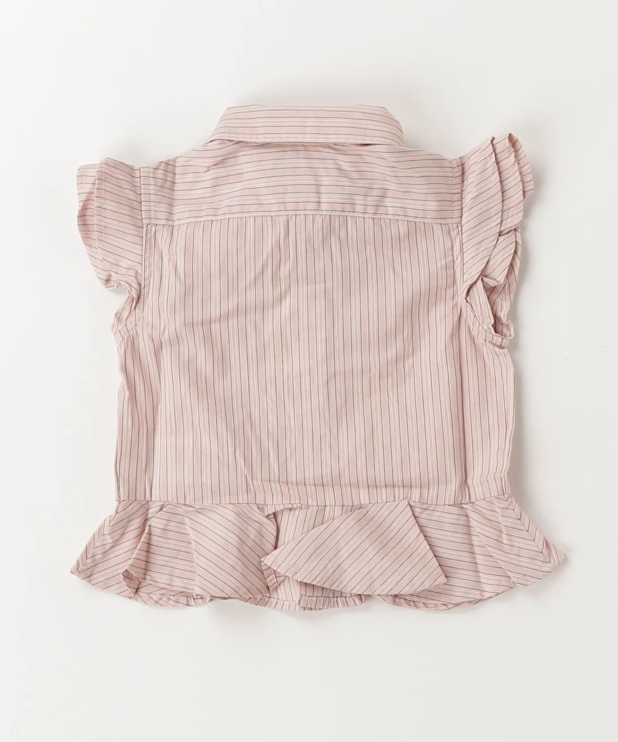 Детская хлопковая рубашка с пеплумом и вышивкой пони Polo Ralph Lauren Childrenswear, Multi — фото 4