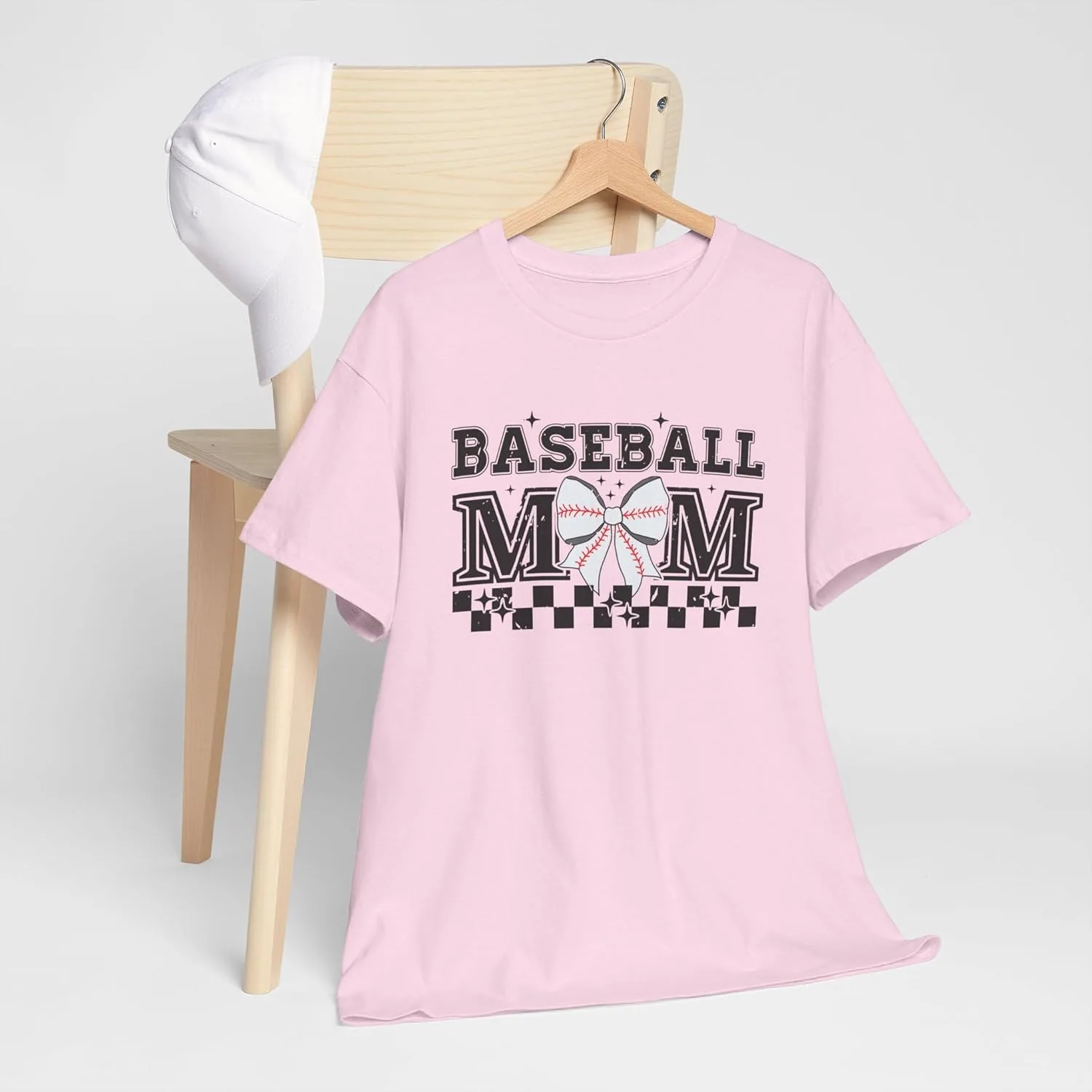 Футболка Baseball Mom для спортивных мам, мягкая хлопковая майка — фото 3