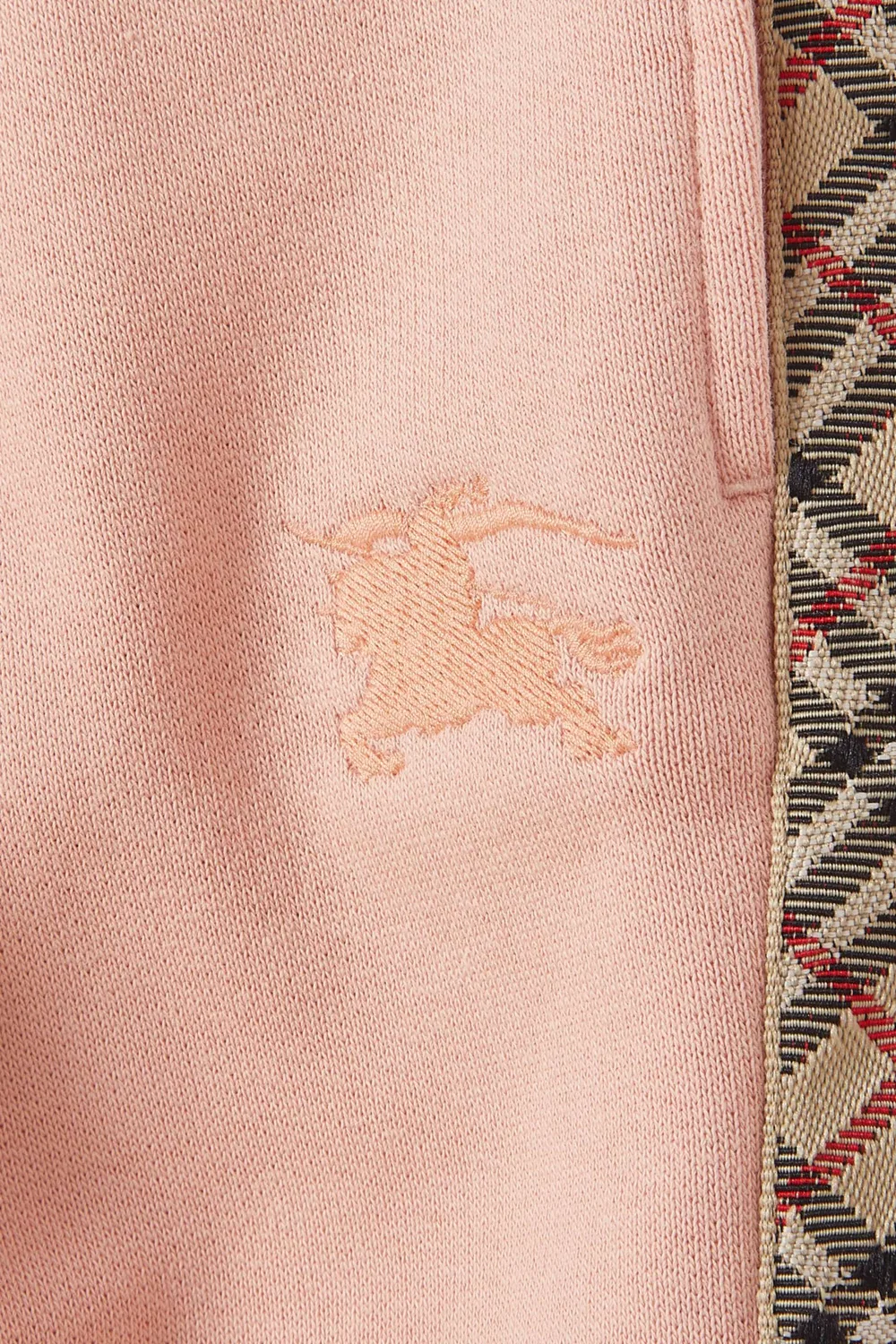 Брюки спортивные из хлопка с логотипом Burberry — фото 4