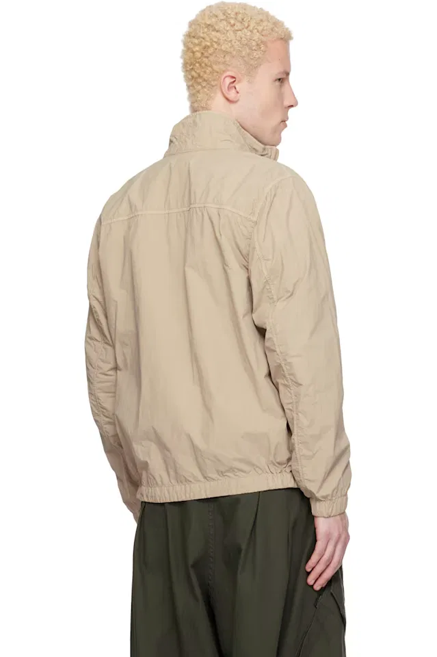 Бежевая куртка из нейлона smerigliato-tc Stone Island — фото 3