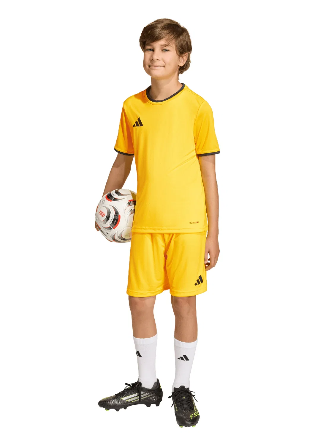 Спортивная футболка Adidas Performance Shirt Entrada26 желтого цвета — фото 4