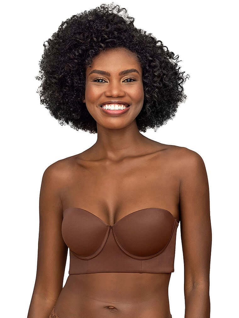 

Бюстгальтер Leonisa Shapewear Strapless Contouring Longline, коричневый