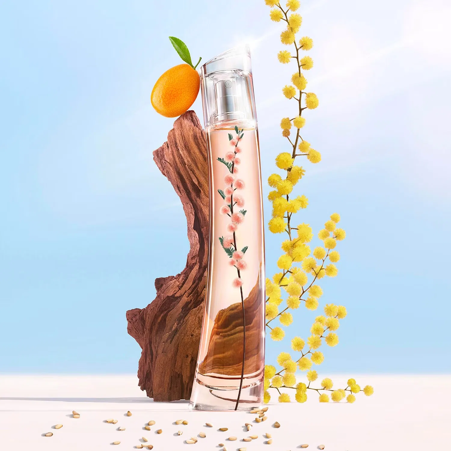 Парфюмерная вода 75 мл цветочная FLOWER IKEBANA MIMOSA KENZO — фото 4